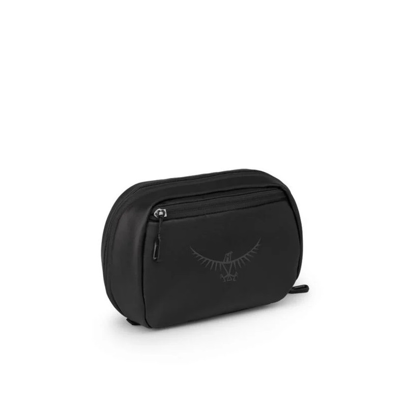 Osprey Transporter – Beauty Case Appeso In Nylon Riciclato – Leggero, Idrorepellente, Con Tasche Multiple – Colore Raven Black